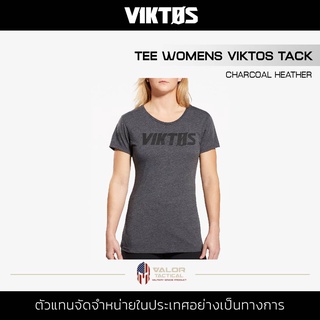 Viktos - Tee Womens Viktos Tack [Charcoal Heather] เสื้อยืด สกรีนลายกราฟฟิค เสื้อสกรีนลายเท่ๆ เสื้อยืด Oversize