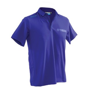 เสื้อโปโลแขนสั้น YAMAHA Premium สีน้ำเงิน