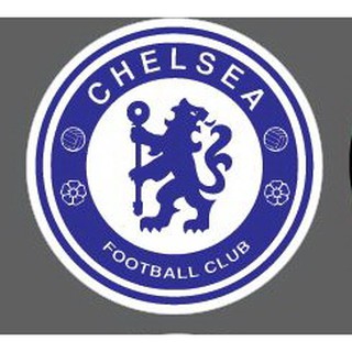 สติกเกอร์ ตัด ไดคัท Chelsea FC ทีม ฟุตบอล เชลซี เอฟซี  ขนาด ประมาณ 7 นิ้ว PVC กันน้ำ ทนแดด แบบ 2 สี Soccer Football Club