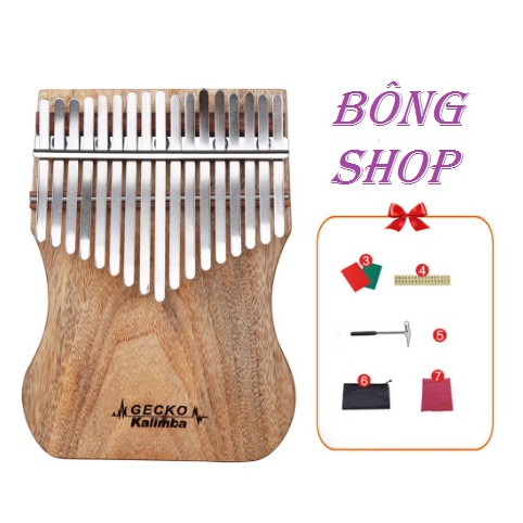 Gecko K17CAP Kalimba 17 คีย์ไม้การบูร