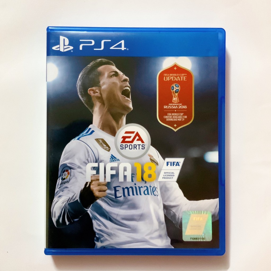 [แผ่นเกมส์ ps4 มือสอง] FIFA18 ไม่มี Code เกม สภาพ 99%
