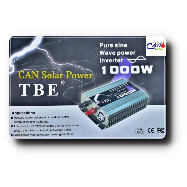 TBE Pure Sine Wave Power Inverter 1000w DC 12V24V to AC220V อินเวอร์เต ...