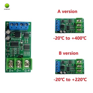 Eletechsup PT100 โมดูลแปลงความร้อนแพลตตินัม DC 12V PT100 RTD PTA9B01 PT100 RS485