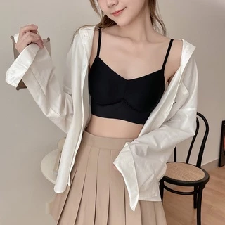 เสื้อใน เสื้อชั้นใน เสื้อในบรา สปอร์ตบรา ยกทรง บราไร้ขอบญี่ปุ่น ใส่สบาย นุ่มลืนเย็น ป้องกันการหย่อนคล้อย ชุดชั้นใน