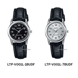 ของแท้ นาฬิกาข้อมือ Casio ผู้หญิง รุ่น LTP-V001 (สายหนัง) พร้อมกล่อง