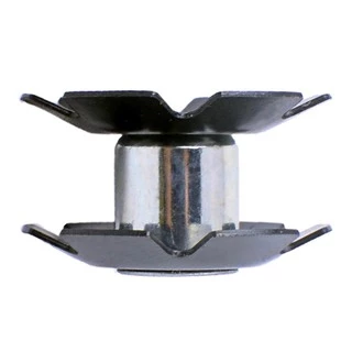 สตานัทสำหรับตอกยึดซางโช๊ค พร้อมสกรู M6 x 40 mm. MTB Star Nut 1-1/8" With screw (2ชุด)