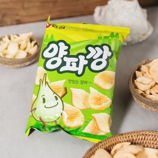 พร้อมส่ง 농심 양파깡 ขนมอบกรอบรสหัวหอม Nongshim Onion Snack 83g