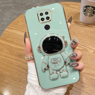 เคสโทรศัพท์มือถือ ลายนักบินอวกาศ สีแคนดี้ พร้อมขาตั้ง สําหรับ Xiaomi Redmi Note 9 4G 9S Note 9 Pro Max