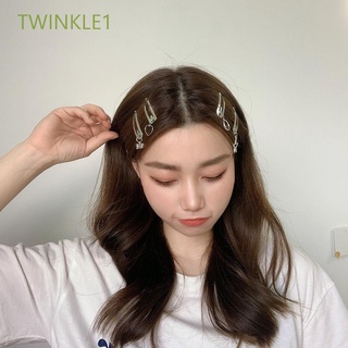 Twinkle1 กิ๊บติดผมโลหะรูปหัวใจน่ารักสไตล์เกาหลีสําหรับผู้หญิง