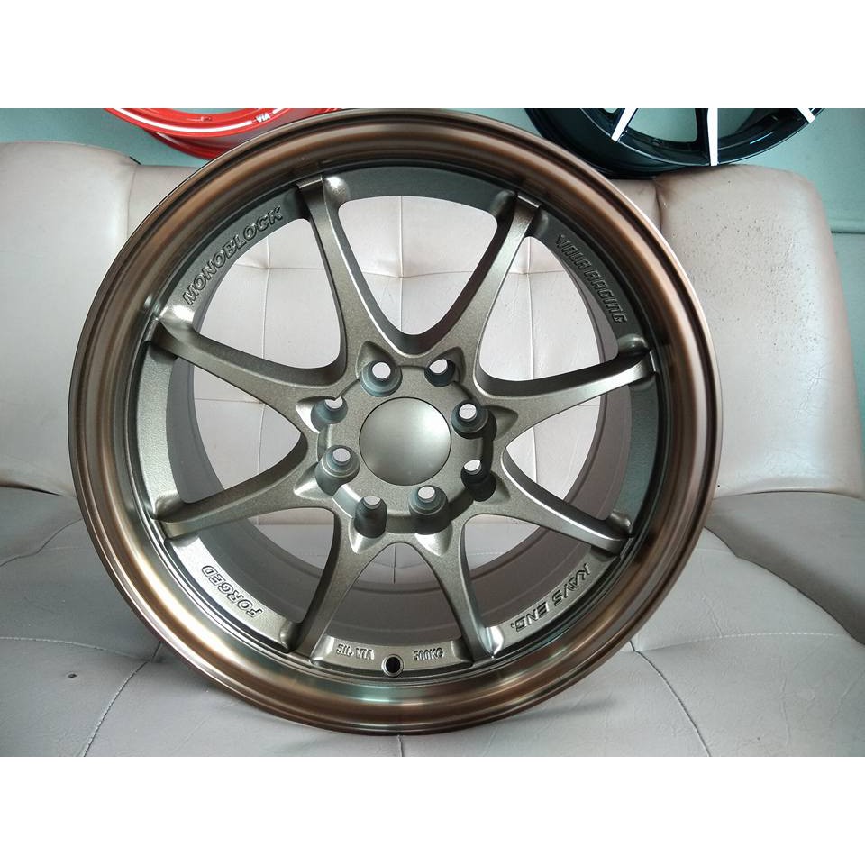แม็กใหม่ ce28 ขอบ 15 สีน้ำตาลกว้าง 7 ราคา 4 วง 6900