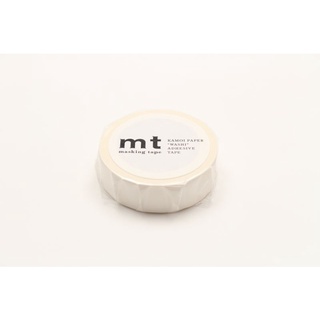 mt masking tape R matte white (MT01P208R) / เทปตกแต่งวาชิ รุ่น R สี matte white แบรนด์ mt masking tape ประเทศญี่ปุ่น