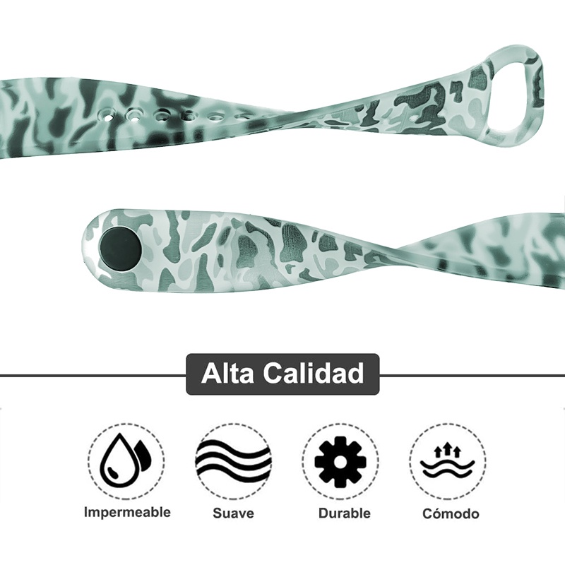 สายรัดข้อมือซิลิโคนเรืองแสง สําหรับ Xiaomi Mi Band 7 6 5 Miband 7 6 5 - รูปที่ 2