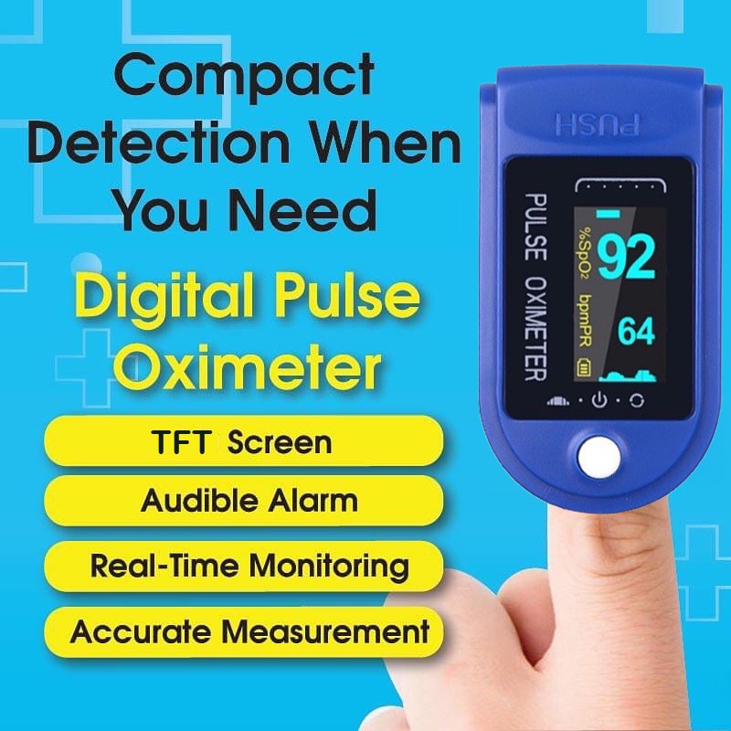 LK88 พร้อมสต็อก Medical TFT Fingertip PULSE Oximeter Pulso Oximetro Home PULSE Oxymeter Finger PULSE