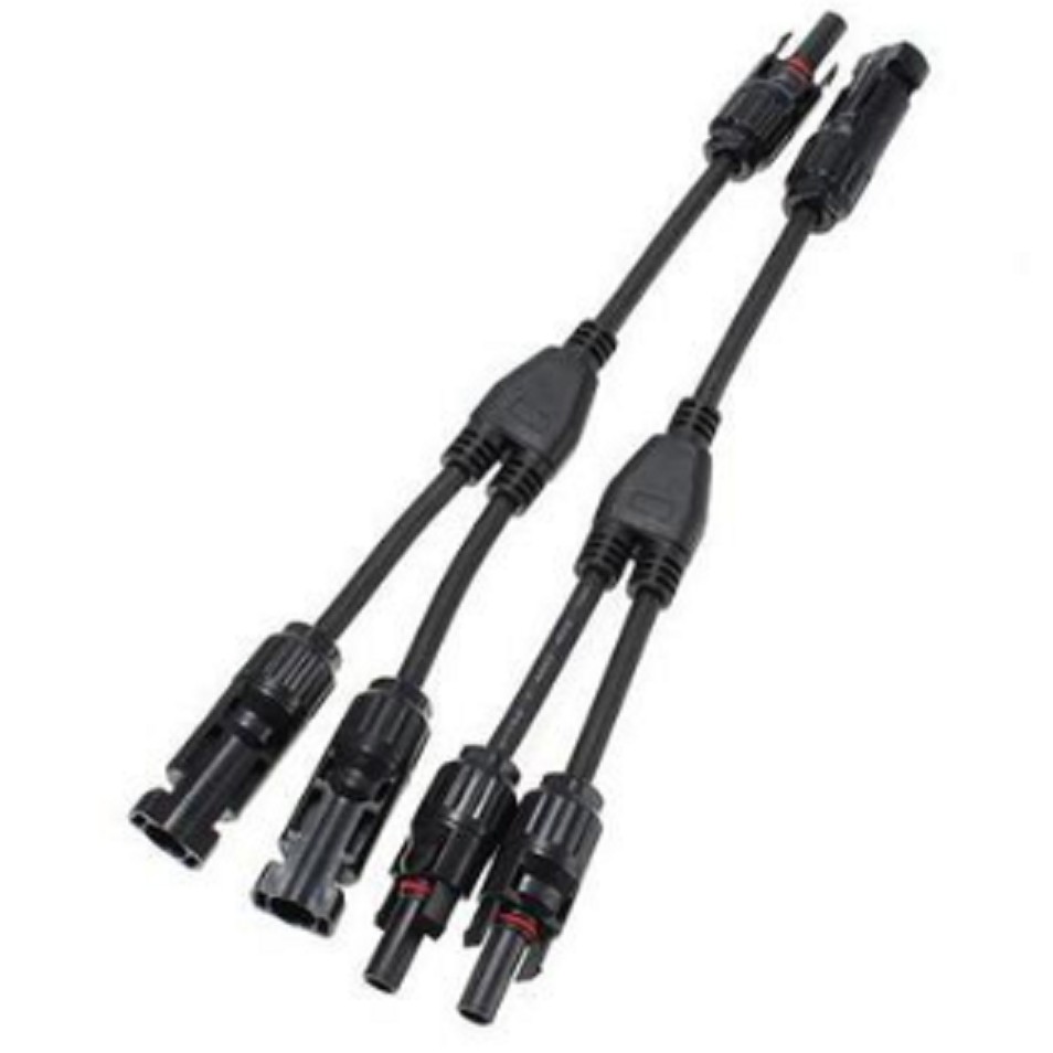 Y BRANCH SOLAR PANEL CONNECTOR 2 แผง