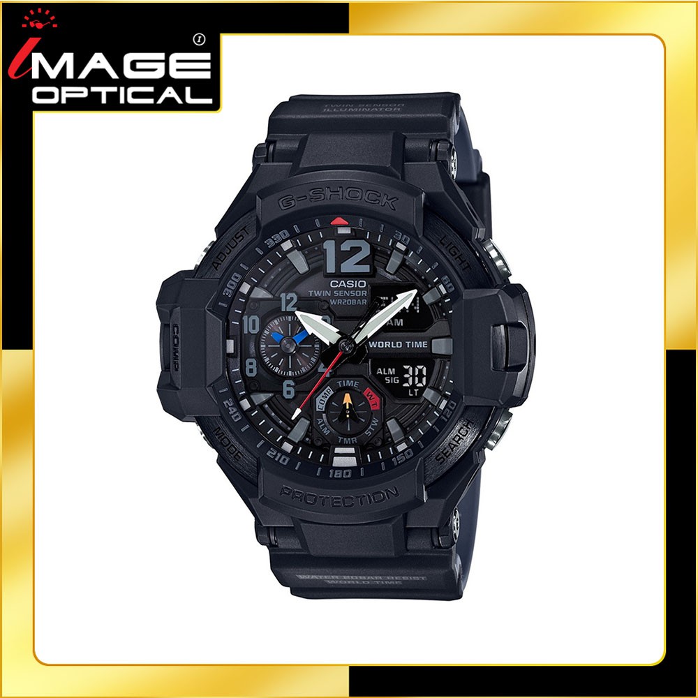 นาฬิกาข้อมือผู้ชาย ยี่ห้อ G-Shock G-Series Digi-Analog รุ่น GA-1100-1A1DR