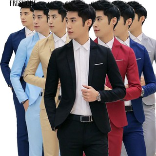 Freshone ชุดโค้ทสูทธุรกิจ ใส่ไปงานเเต่ง สำหรับบุรุษ