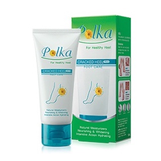 Polka Cracked Heel Cream พอลก้า ครีมบำรุงเท้า ครีมทาส้นเท้าแตก สมานรอยเท้าแตก ขนาด 13 กรัม / 25 กรัม / 60 กรัม