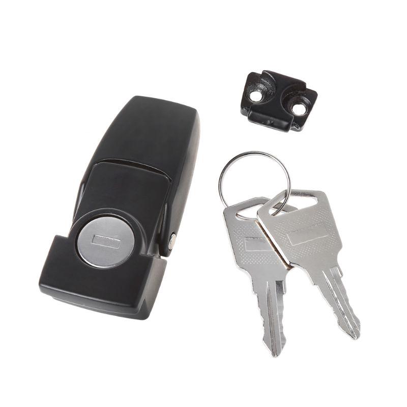 Cabinet Black Coated Metal Hasp Latch DK604 Security Toggle