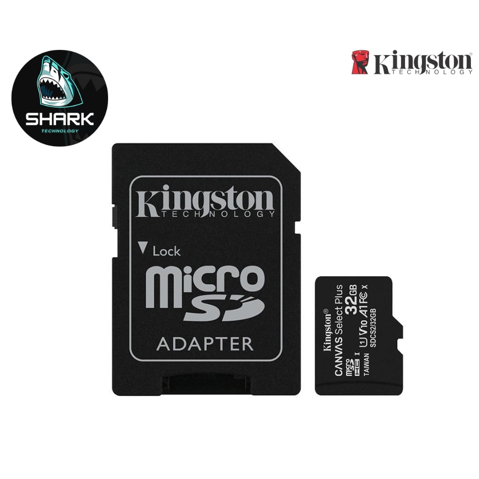 32 GB MICRO SD CARD (ไมโครเอสดีการ์ด) KINGSTON CANVAS SELECT PLUS (SDCS2/32GB)