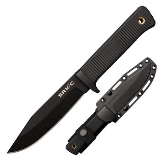 มีดใบตาย Cold Steel SRK Compact Survival Rescue Knife Fixed Black SK-5 Blade (49LCKD)