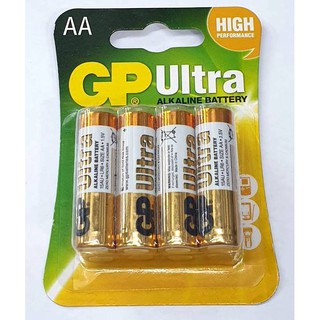 ถ่าน Gp Alkaline AA แพค 8 ก้อน 1.5V ของแท้