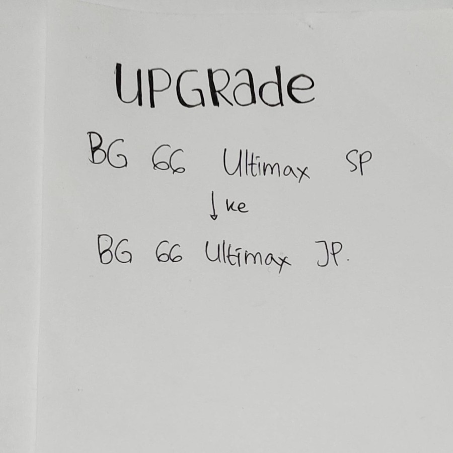 อัพเกรดสาย Yonex BG 66 ULTIMAX SP เป็น Yonex BG 66 ULTIMAX JP