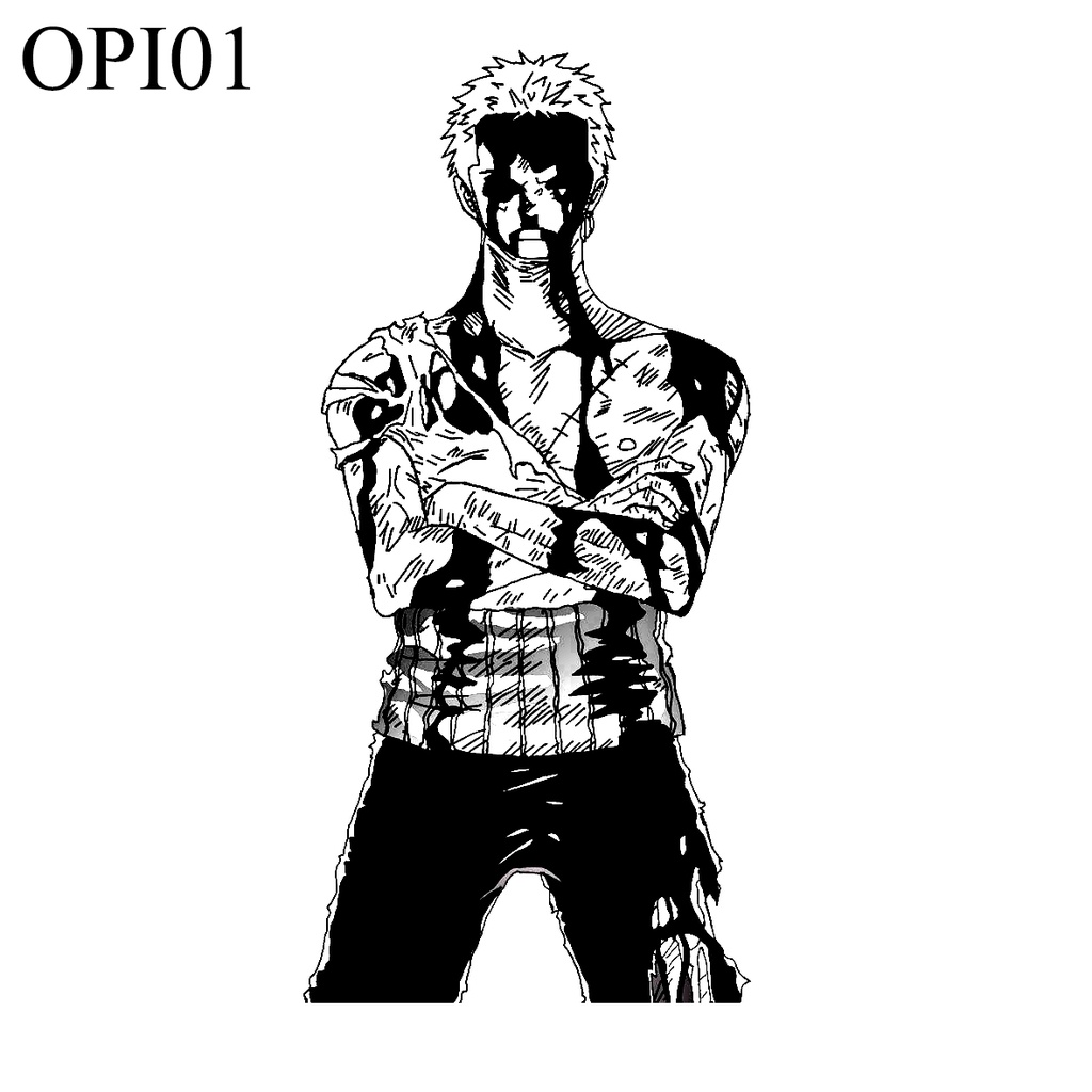 รอยสักชั่วคราว Tatempo - One Piece/Luffy/Zoro/Nami/Ace/Sea Bache