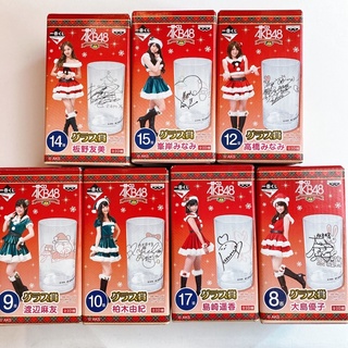 AKB48 แก้วน้ำ พร้อมลายเซ็นพิมพ์บนแก้วของเมมเบอร์ Theme Christmas 🎅🎄