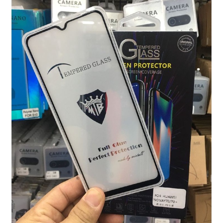 ฟิล์มกระจกFull For Huawei P20 Pro Nova 3 Nova 3i Nova 4 / Nova 5T P30 Lite / Mate 20 / Nova2i Y70 Y70Plus / Mate 20X ราคา ถูกที่สุด ดีลบีเคเค แกลเลอรีภาพที่ 5