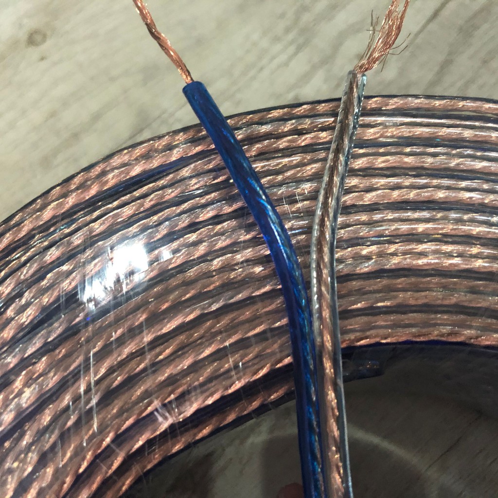 สายลำโพงใส10เมตร ลวดทองแดง200เส้น. Speaker Cable AUDIO/PA. /DJ- Red