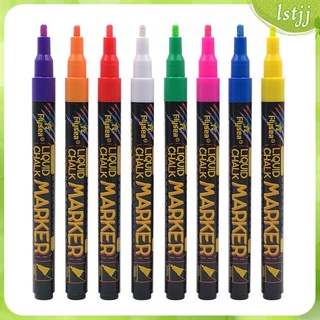 Liquid Chalk Marker Pens Easy Wipe Off Colored Whiteboard Marker for Writing School Supplies