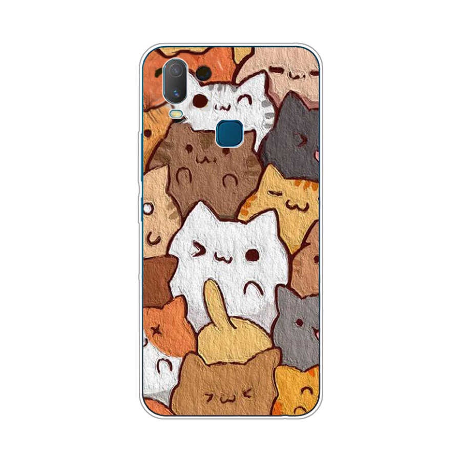 Vivo y20 2021 y12 y11 2019 y15 2020 เคส TPU นิ่ม ซิลิโคน ป้องกัน เคสโทรศัพท์