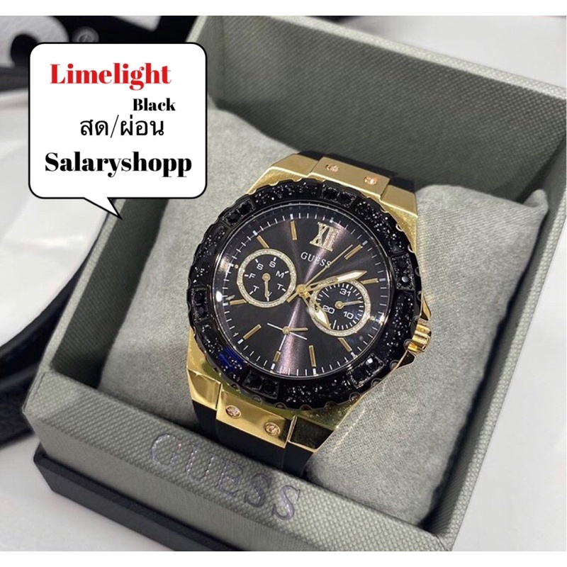 Guess limelight black watch ladies