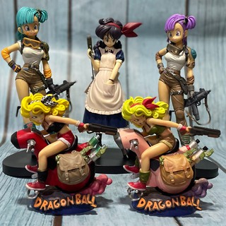 สวยเสียเงินเพื่อโปรโมต Dragon Ball Boy Bulma Budokai Locomotive Lanqi Beautiful Girl Figure Ornaments