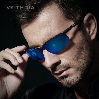 VEITHDIA แว่นกันแดดอลูมิเนียมสำหรับผู้ชาย