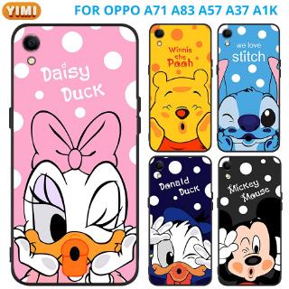 เคส OPPO A17 A77s A76 A96 A57 A77 A74 A15S A15 A16 A16K A53 A33 2020 โทรศัพท์มือถือลายการ์ตูน สําหรับ