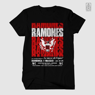 เสื้อยืดวงดนตรี / เสื้อยืด RAMONES / เสื้อผ้า RED WHITE RAMONES / เสื้อผ้าร็อคโลหะ / เวอร์ชั่นสีS-5XL