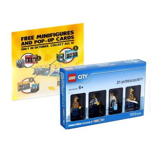 5004940 : LEGO City Minifigure Collection Limited Edition Bricktober 2017 Toys R Us + Pop-Up Cards