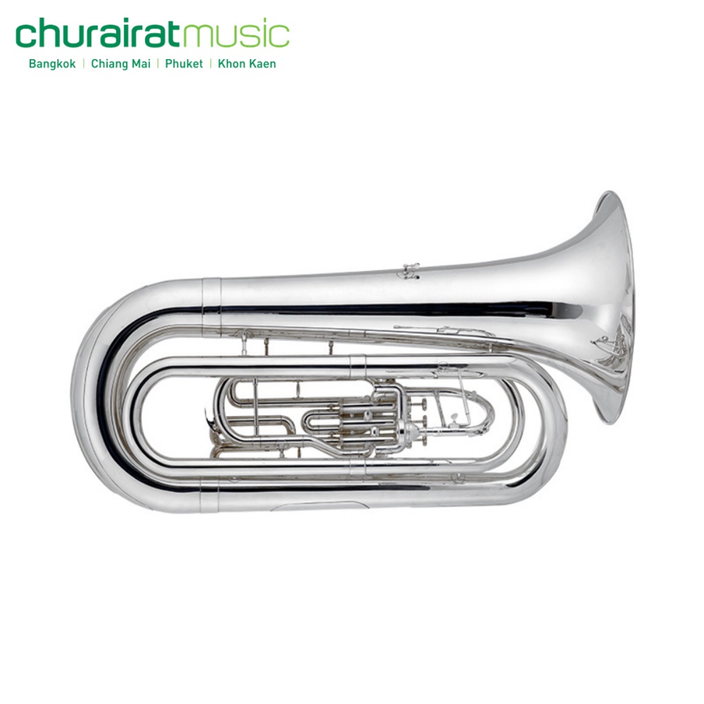 Tuba Custom CBB355 Silver (4/4) ทูบา by Churairat Music churairat