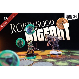 (Service Paint) Unmatched : Robin Hood VS Bigfoot เซอร์วิสเพ้นท์สี Miniature เกม Unmatched