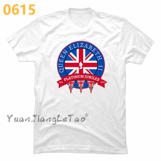 Queen 2022 Union Jack 70th Platinum Jubilee Tshirt Queen Elizabeth II Classic Tops Kawaii Corgi Dog Graphic Tops Unisex