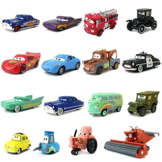 ฟิกเกอร์ Pixar Cars Action Drag Racing Mcqueen Hudson Hornet ของเล่นสําหรับเด็ก