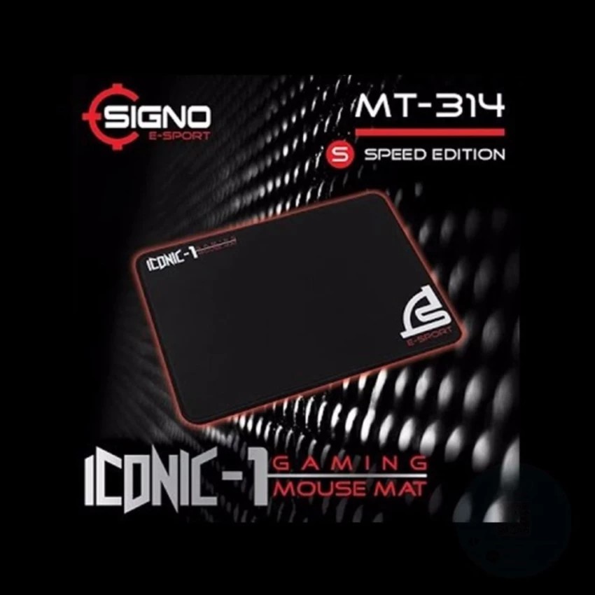 Signo E-Sport Gaming Mouse Mat ICONIC-1 รุ่น MT-314 (Speed Edition)