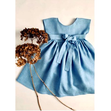 KATUN KALILA - LAYLA DRESS เสื้อผ้าฝ้ายเด็กผู้หญิง อายุ 1 - 6 ปี