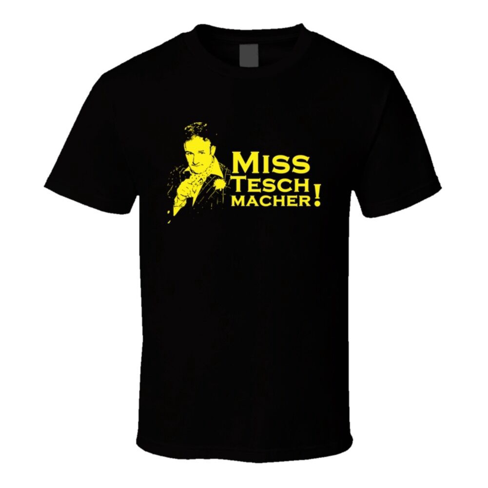 Miss Teschmacher Lex Luthor Gene Hackman เสื้อยืดสีดําตลก