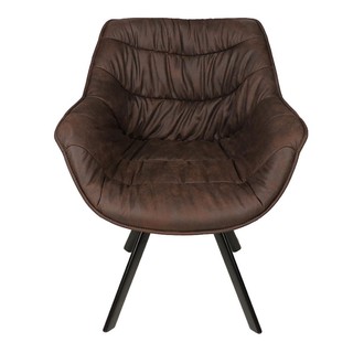 Multipurpose chair ARMCHAIR FURDINI BROOKE SDR-2719-705 DARK BROWN Multipurpose furniture Home &amp; Furniture เก้าอี้อเนกปร