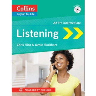 DKTODAY หนังสือ COLLINS ENGLISH FOR LIFE LISTENING PRE-INTER + MP3 CD