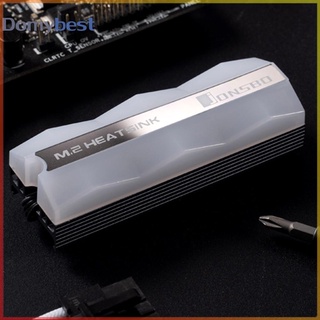 Domybestcolor Light M . 2 Ssd 5 V 3 Pin โซลิดสเตทไดรฟ์คูลเลอร์