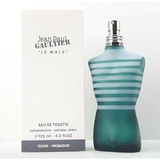 Jean Paul Gaultier Le Male EDT 125ml  tester 2150฿  น้ำหอมสำหรับผู้ชายที่ได้รับความนิยมสูงสุด กลิ่นหอมชวนหลงไหล ให้ความร