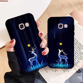 เคสโทรศัพท์ซิลิโคนพิมพ์ลายดาวสําหรับ Samsung A3 A5 A6 A7 A8 A9 A02 M02 A022F F62 M62 Pro Star Plus 2015 2016 2017 2018 Hljsh Pattern-1